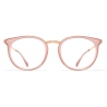 Mykita - Hulda - Lite - A55 Champagne Gold Matte Melrose - Metal Glasses - Optical Glasses - Mykita Eyewear