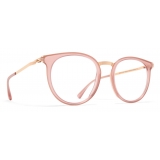 Mykita - Hulda - Lite - A55 Champagne Gold Matte Melrose - Metal Glasses - Optical Glasses - Mykita Eyewear