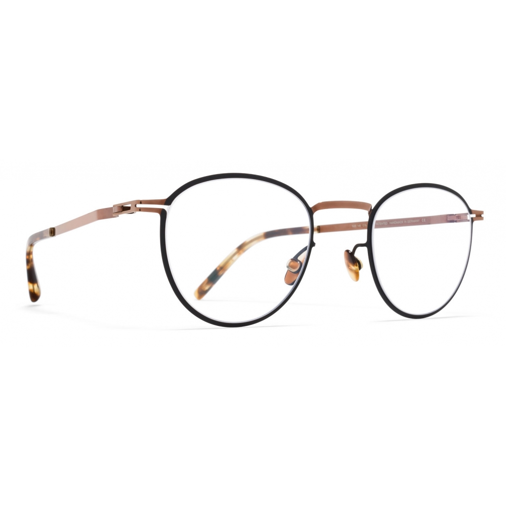 Mykita - Ismo - Lite - Shiny Copper Black - Metal Glasses - Optical ...