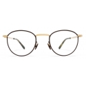 Mykita - Ismo - Lite - Champagne Gold Dark Brown - Metal Glasses - Optical Glasses - Mykita Eyewear