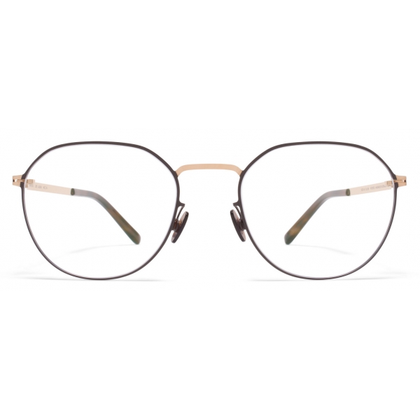 Mykita - Julius - Lite - Champagne Gold Dark Brown - Metal Glasses - Optical Glasses - Mykita Eyewear