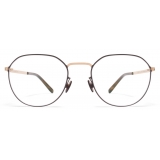 Mykita - Julius - Lite - Champagne Gold Dark Brown - Metal Glasses - Optical Glasses - Mykita Eyewear