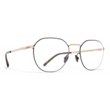 Mykita - Julius - Lite - Champagne Gold Dark Brown - Metal Glasses - Optical Glasses - Mykita Eyewear