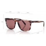 Tom Ford - Gerard Sunglasses - Square Sunglasses - Havana Burgundy - FT0930 - Sunglasses - Tom Ford Eyewear