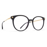 Mykita - Julla - Lite - C6 Black Glossy Gold - Acetate Glasses - Optical Glasses - Mykita Eyewear