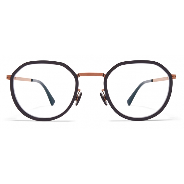 Mykita - Justus - Lite - A37 Shiny Copper Black - Metal Glasses - Optical Glasses - Mykita Eyewear