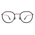 Mykita - Justus - Lite - A37 Shiny Copper Black - Metal Glasses - Optical Glasses - Mykita Eyewear