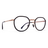 Mykita - Justus - Lite - A37 Shiny Copper Black - Metal Glasses - Optical Glasses - Mykita Eyewear