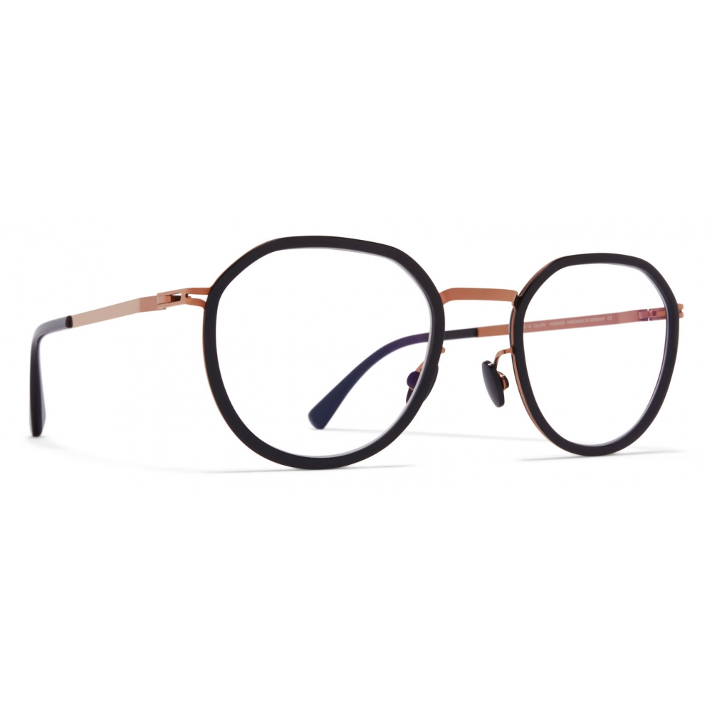 Mykita - Justus - Lite - A37 Shiny Copper Black - Metal Glasses ...