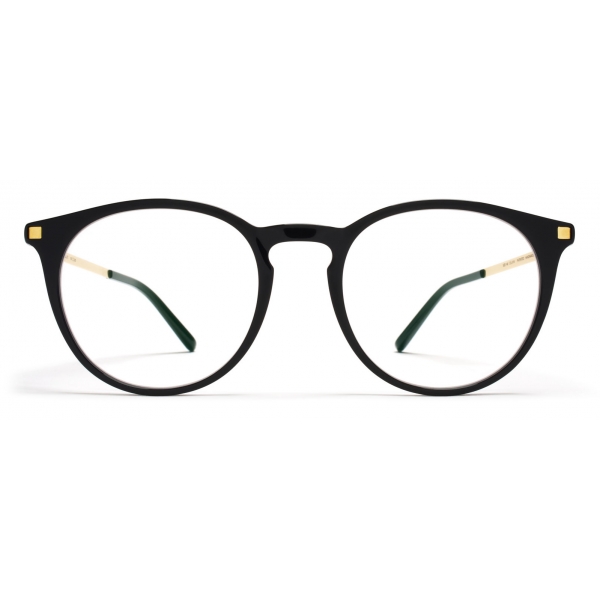 Mykita - Keelut - Lite - Black Glossy Gold - Acetate Glasses - Optical Glasses - Mykita Eyewear