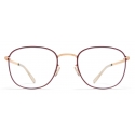 Mykita - Larsson - Lite - Champagne Gold Cranberry - Metal Glasses - Optical Glasses - Mykita Eyewear