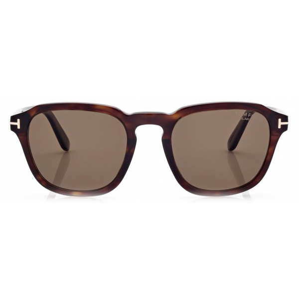 Tom Ford - Avery Sunglasses - Occhiali da Sole Rotondi - Havana Scuro - FT0931 - Occhiali da Sole - Tom Ford Eyewear