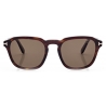 Tom Ford - Avery Sunglasses - Occhiali da Sole Rotondi - Havana Scuro - FT0931 - Occhiali da Sole - Tom Ford Eyewear
