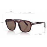 Tom Ford - Avery Sunglasses - Round Sunglasses - Dark Havana - FT0931 - Sunglasses - Tom Ford Eyewear