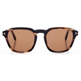 Tom Ford - Avery Sunglasses - Occhiali da Sole Rotondi - Havana - FT0931 - Occhiali da Sole - Tom Ford Eyewear