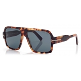 Tom Ford - Camden - Occhiali da Sole Pilota - Havana Bionda - FT0933 - Occhiali da Sole - Tom Ford Eyewear