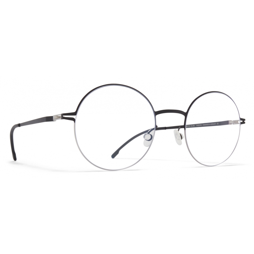 Mykita - Lotta - Lite - Silver Black - Metal Glasses - Optical Glasses ...