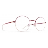 Mykita - Lotta - Lite - Champagne Gold Cranberry - Metal Glasses - Optical Glasses - Mykita Eyewear