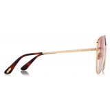 Tom Ford - Ethan Sunglasses - Pilot Sunglasses - Shiny Deep Gold - FT0935 - Sunglasses - Tom Ford Eyewear