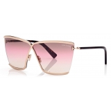 Tom Ford - Elle Sunglasses - Square Sunglasses - Rose Gold - FT0936 - Sunglasses - Tom Ford Eyewear
