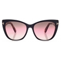 Tom Ford - Nora - Occhiali da Sole Cat-Eye - Nero Havana Scuro - FT0937 - Occhiali da Sole - Tom Ford Eyewear