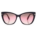 Tom Ford - Nora Sunglasses - Cat-Eye Sunglasses - Black Dark Havana - FT0937 - Sunglasses - Tom Ford Eyewear