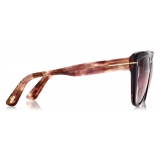 Tom Ford - Nora Sunglasses - Cat-Eye Sunglasses - Black Dark Havana - FT0937 - Sunglasses - Tom Ford Eyewear