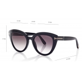 Tom Ford - Tori Sunglasses - Cat-Eye Sunglasses - Black - FT0938 - Sunglasses - Tom Ford Eyewear