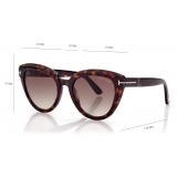 Tom Ford - Tori Sunglasses - Cat-Eye Sunglasses - Dark Havana - FT0938 - Sunglasses - Tom Ford Eyewear