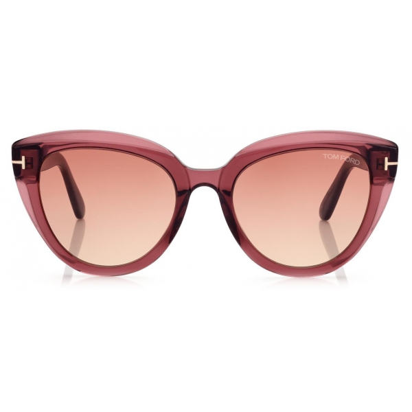 Tom Ford - Tori Sunglasses - Occhiali da Sole Cat-Eye - Bordeaux Lucido - FT0938 - Occhiali da Sole - Tom Ford Eyewear