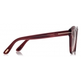 Tom Ford - Tori Sunglasses - Occhiali da Sole Cat-Eye - Bordeaux Lucido - FT0938 - Occhiali da Sole - Tom Ford Eyewear