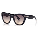 Tom Ford - Cara Sunglasses - Occhiali da Sole Cat-Eye - Nero - FT0940 - Occhiali da Sole - Tom Ford Eyewear