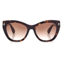 Tom Ford - Cara Sunglasses - Cat-Eye Sunglasses - Havana - FT0940 - Sunglasses - Tom Ford Eyewear