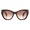 Tom Ford - Cara Sunglasses - Occhiali da Sole Cat-Eye - Havana - FT0940 - Occhiali da Sole - Tom Ford Eyewear