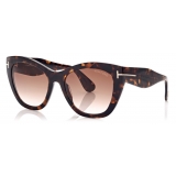 Tom Ford - Cara Sunglasses - Cat-Eye Sunglasses - Havana - FT0940 - Sunglasses - Tom Ford Eyewear