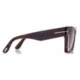 Tom Ford - Dove Sunglasses - Square Sunglasses - Dark Havana - FT0942 - Sunglasses - Tom Ford Eyewear