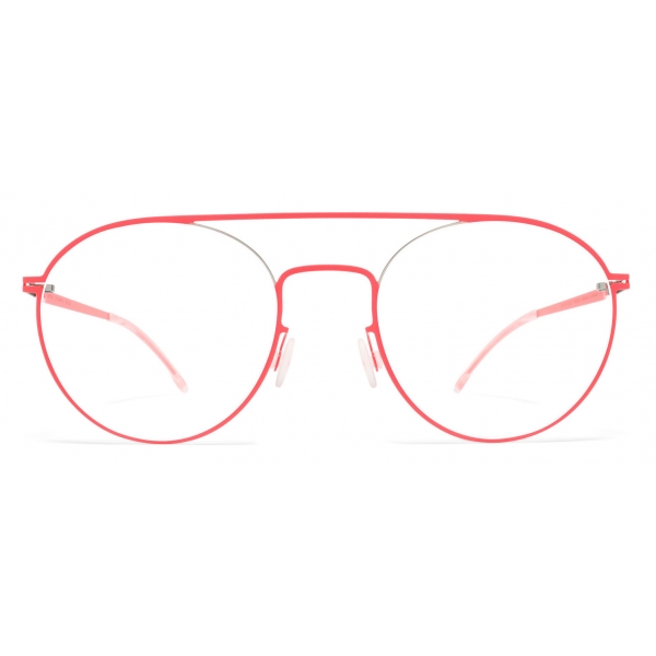 Mykita - Minttu - Lite - Silver Neon Red - Metal Glasses - Optical Glasses - Mykita Eyewear