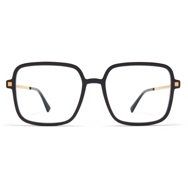 Mykita - Niba - Lite - C6 Black Glossy Gold - Acetate Glasses - Optical Glasses - Mykita Eyewear