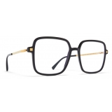 Mykita - Niba - Lite - C6 Black Glossy Gold - Acetate Glasses - Optical Glasses - Mykita Eyewear