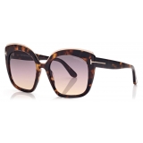 Tom Ford - Chantalle Sunglasses - Occhiali da Sole a Farfalla - Havana - FT0944 - Occhiali da Sole - Tom Ford Eyewear