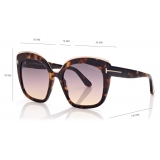 Tom Ford - Chantalle Sunglasses - Occhiali da Sole a Farfalla - Havana - FT0944 - Occhiali da Sole - Tom Ford Eyewear