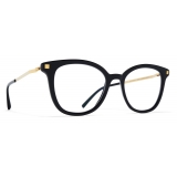 Mykita - Oniki - Lite - C6 Black Glossy Gold - Acetate Glasses - Optical Glasses - Mykita Eyewear