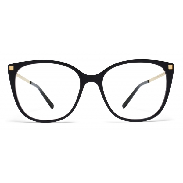 Mykita - Osha - Lite - C6 Black Glossy Gold - Acetate Glasses - Optical Glasses - Mykita Eyewear