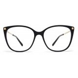 Mykita - Osha - Lite - C6 Black Glossy Gold - Acetate Glasses - Optical Glasses - Mykita Eyewear