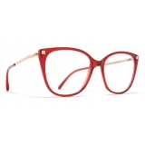 Mykita - Osha - Lite - C75 Ruby Champagne Gold - Acetate Glasses - Optical Glasses - Mykita Eyewear