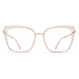 Mykita - Sanna - Lite - A27 Champagne Gold Rose Water - Metal Glasses - Optical Glasses - Mykita Eyewear