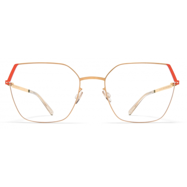 Mykita - Stine - Lite - Glossy Gold Daylily Orange - Metal Glasses - Optical Glasses - Mykita Eyewear