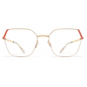 Mykita - Stine - Lite - Glossy Gold Daylily Orange - Metal Glasses - Optical Glasses - Mykita Eyewear