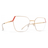 Mykita - Stine - Lite - Glossy Gold Daylily Orange - Metal Glasses - Optical Glasses - Mykita Eyewear