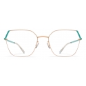 Mykita - Stine - Lite - Champagne Gold Jade Green - Metal Glasses - Optical Glasses - Mykita Eyewear